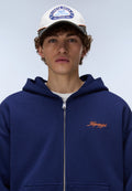 Uyuni French Terry Hoodie Blue Academy - 2