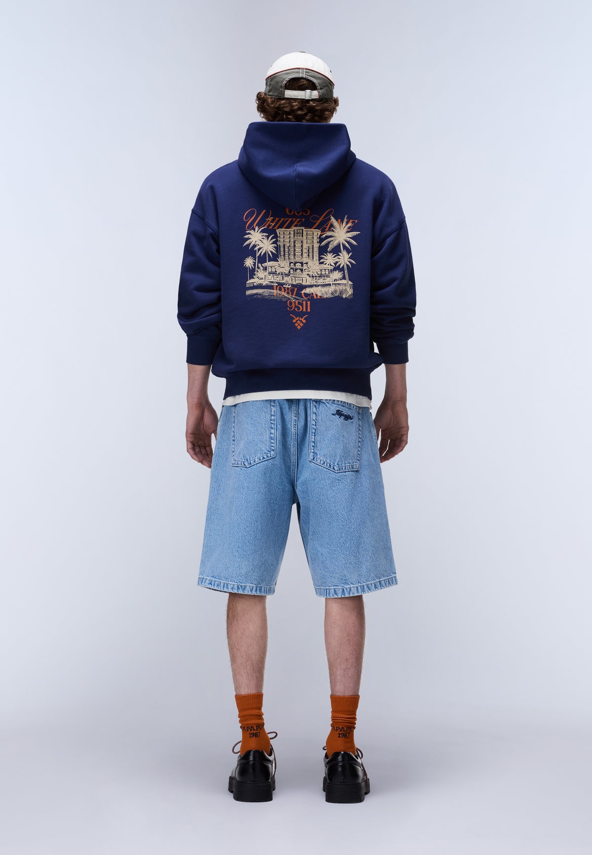Uyuni French Terry Hoodie Blue Academy - 3