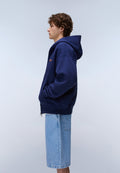 Uyuni French Terry Hoodie Blue Academy - 5