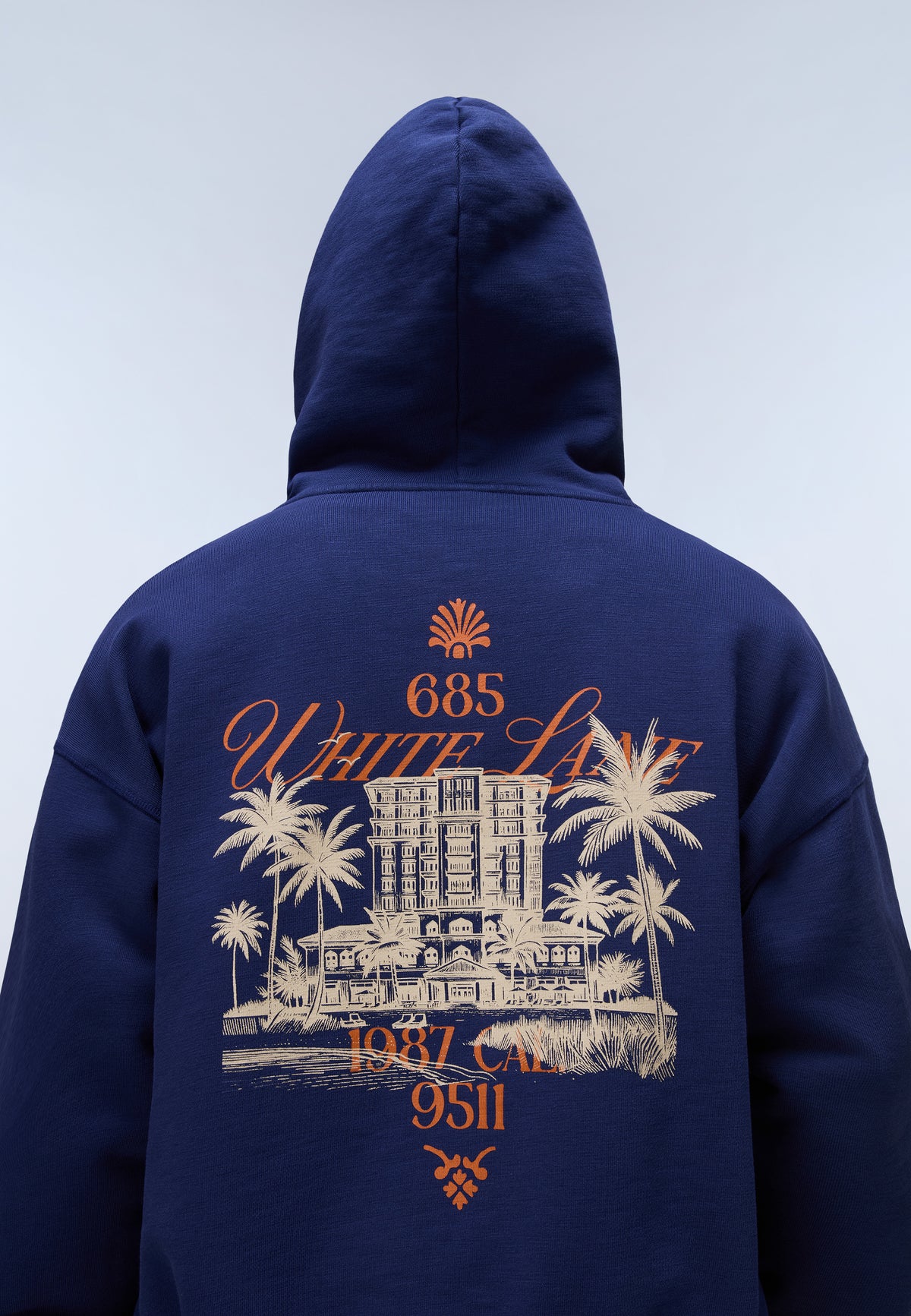 Uyuni French Terry Hoodie Blue Academy - 7