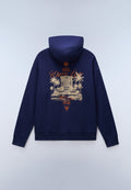 Uyuni French Terry Hoodie Blue Academy - 1