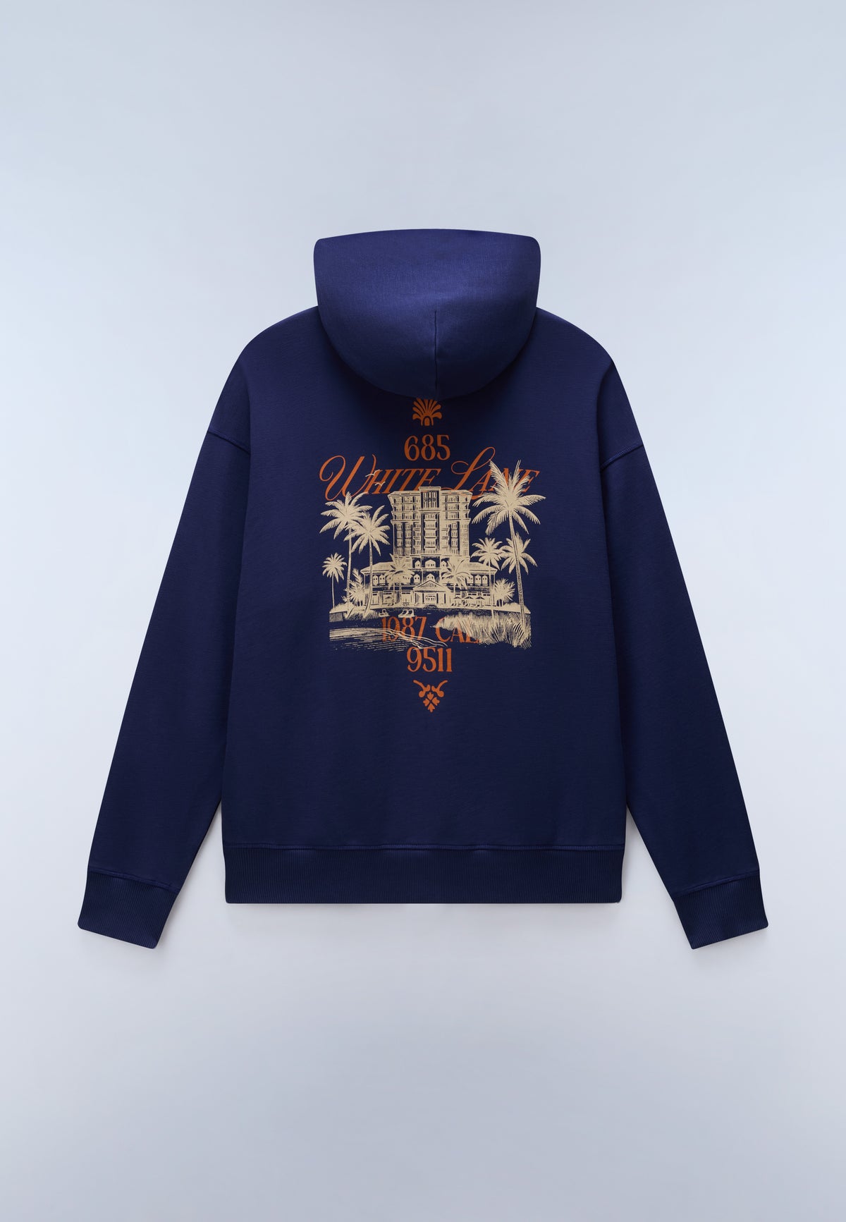 Uyuni French Terry Hoodie Blue Academy - 1