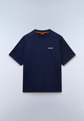 Napapijri Kurzarm-T-Shirt Teza Blau Academy Herren - 7