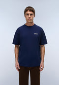 Napapijri Kurzarm-T-Shirt Teza Blau Academy Herren - 4