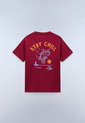 Sumi Short Sleeve T-Shirt Bordeaux - 1