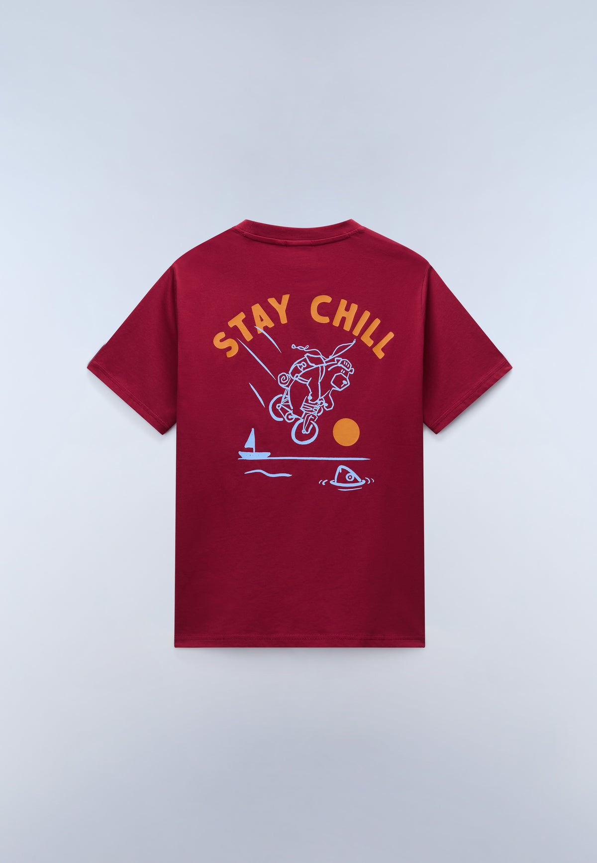 Sumi Short Sleeve T-Shirt Bordeaux - 1