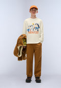Ellis Long-Sleeve T-Shirt Beige N5E - 2