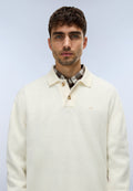 Napapijri Pull Polo Ordin Blanc Homme - 2