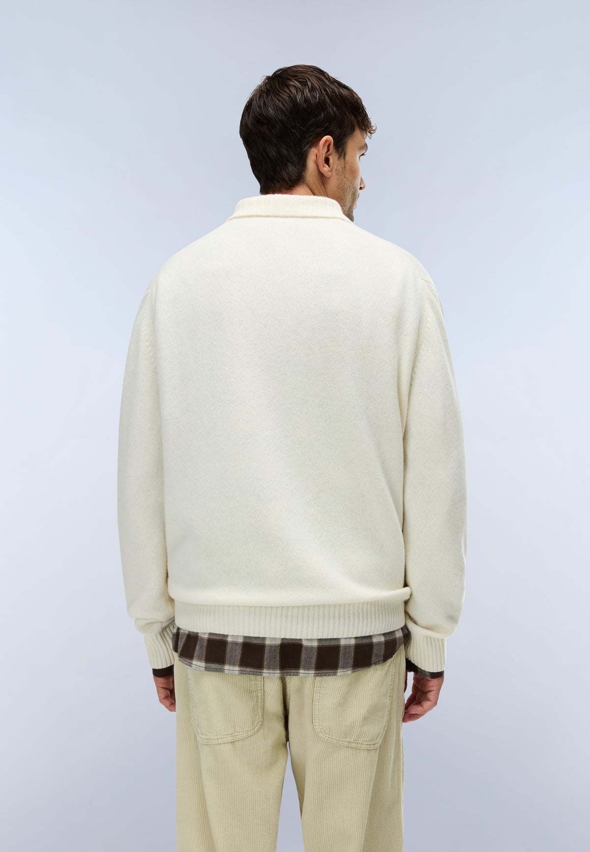 Napapijri Pull Polo Ordin Blanc Homme - 5