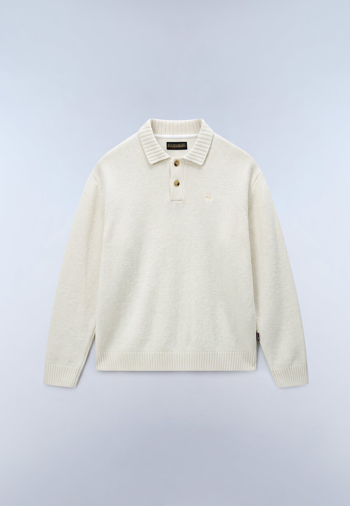 Napapijri Pull Polo Ordin Blanc Homme - 1
