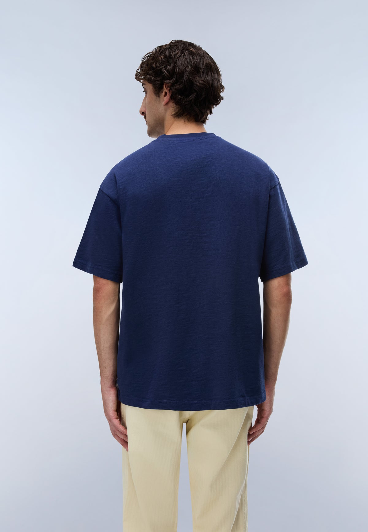 Napapijri Trahus Short-Sleeve T-Shirt Blue Academy Men - 5
