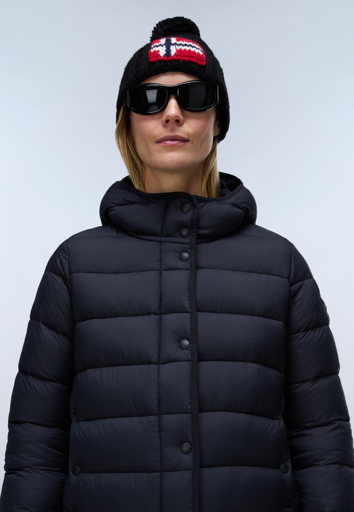 Aerins Puffer Jacket Black - 2