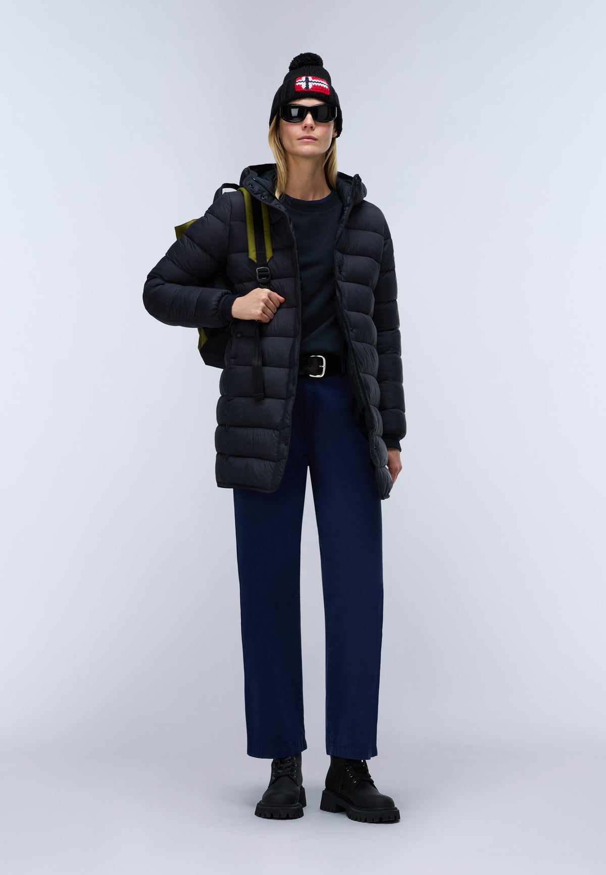 Aerins Puffer Jacket Black - 3