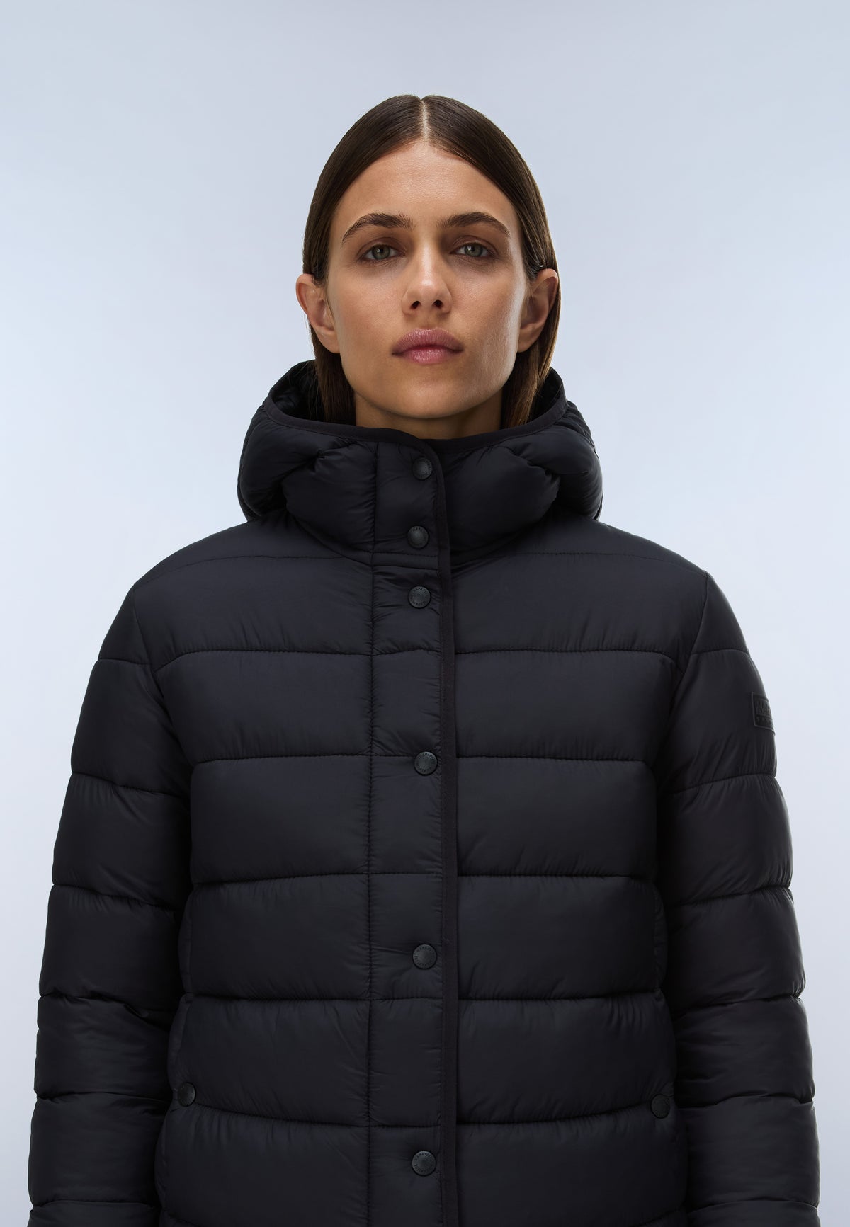 Aerins Puffer Jacket Black - 2