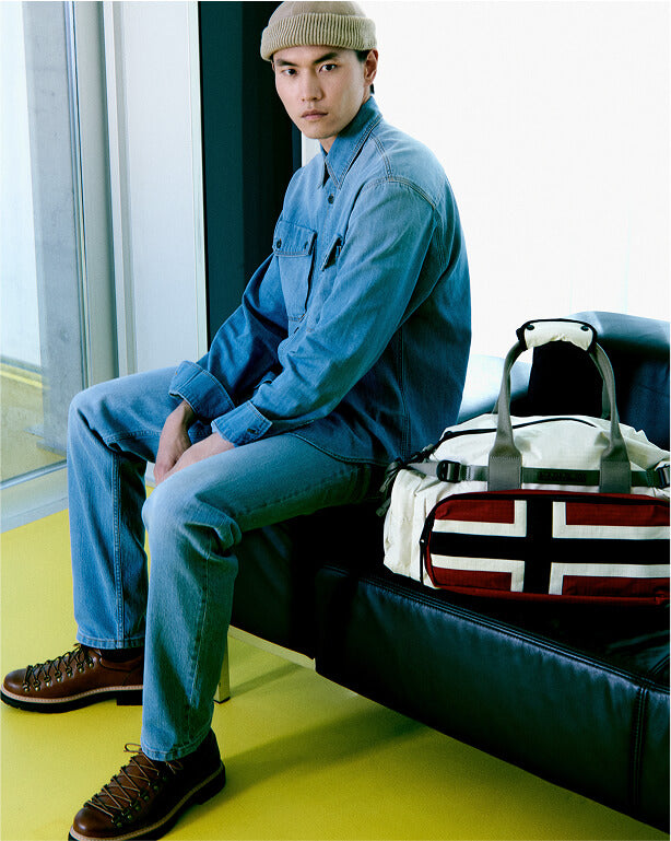Napapijri Beige Tessuto Men Sweater main image 1