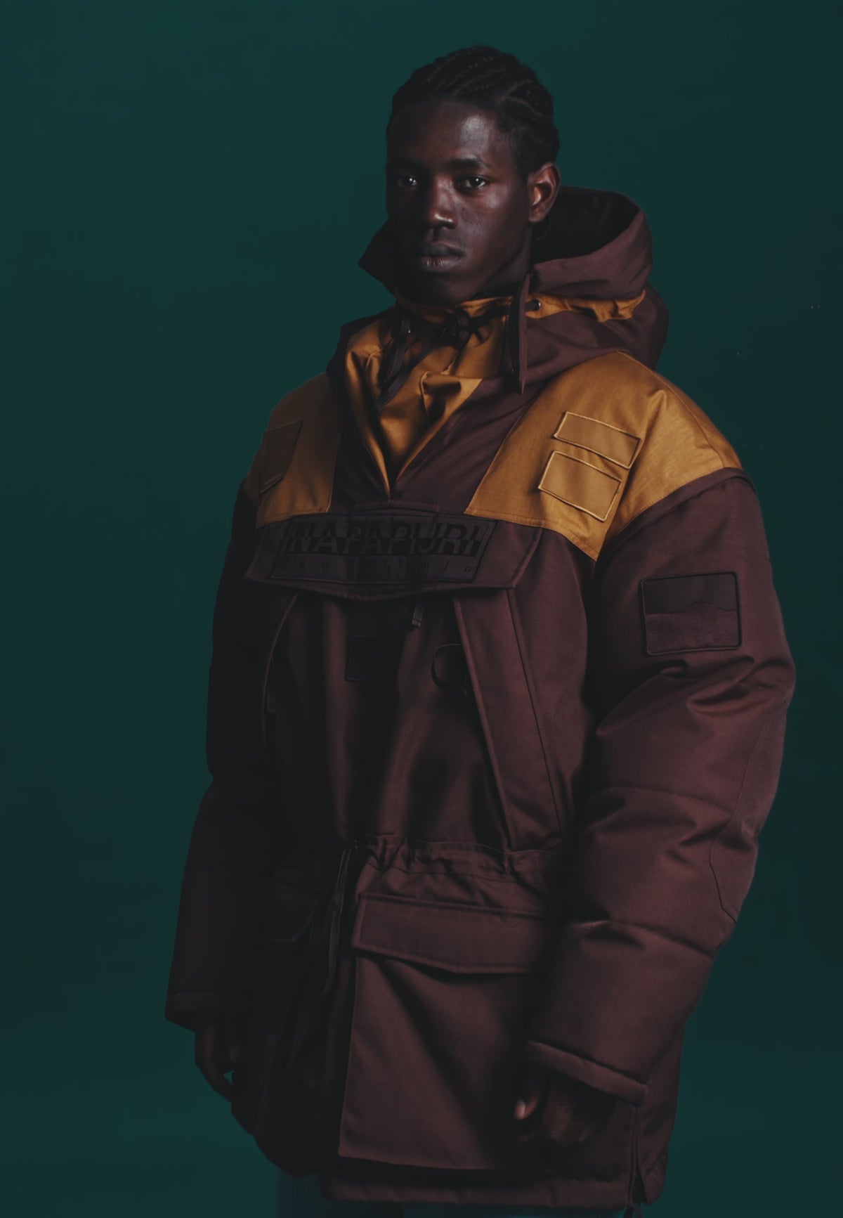 Napapijri Skidoo Common Anorak Jacket Men & Women Brown